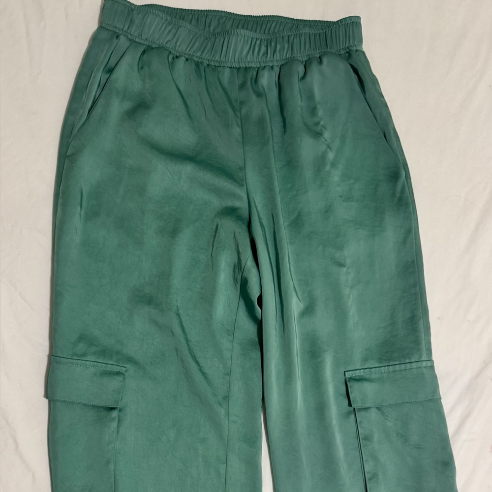 Stylish Green Women's Cargo Pants
